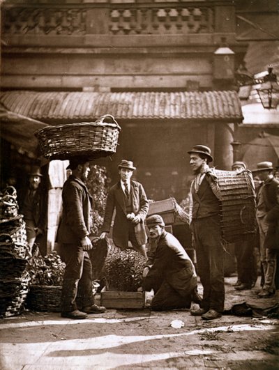 Lavoratori di Covent Garden da John Thomson